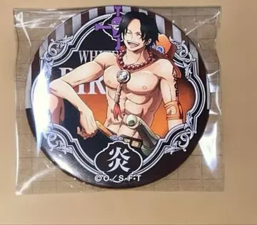 원피스 캔뱃지 에이스 WORLD