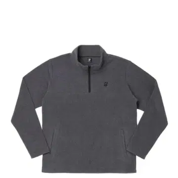 브릿지스톤 골프 하프 지퍼 플리스 그레이