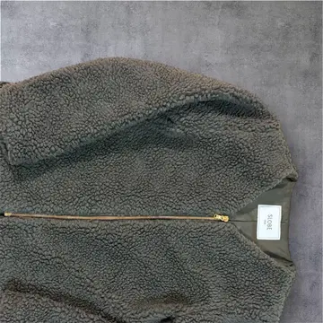 SLOBE IENA 슬로브 이에나 보아 자켓 그레이