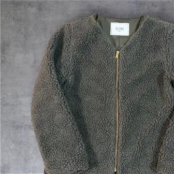 SLOBE IENA 슬로브 이에나 보아 자켓 그레이