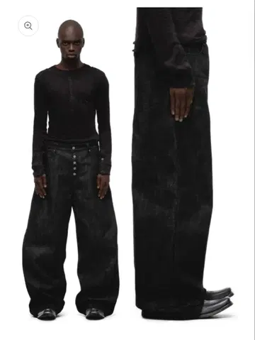 NO/FAITH STUDIOS RAW DENIM LOOSE FIT S