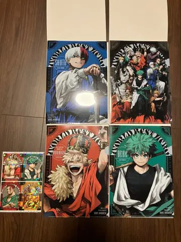 최강 점프 히로아카 클리어 파일 4종 가샤 스테이션 1월호 부록 포함