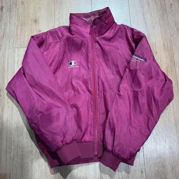 champion 90s 올드 안감 플리스 나일론 블루종