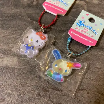 통통한 푸치 볼체인 우사하나 키티 세트