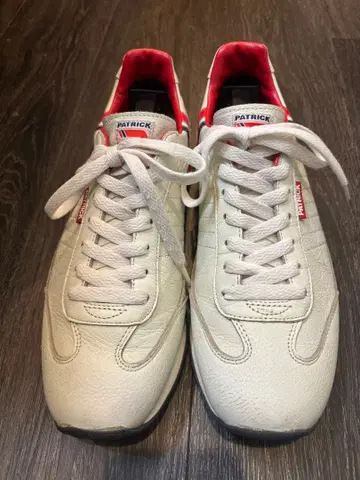 PATRICK 화이트 레트로 스니커즈 26.5cm