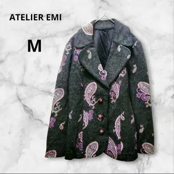 오토 쿠튀르 아틀리에 에미 페이즐리 무늬 테일러드 자켓