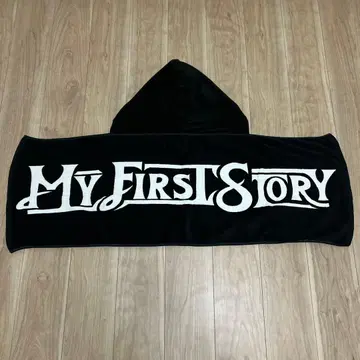 MY FIRST STORY 후드 부착 타월 블랙