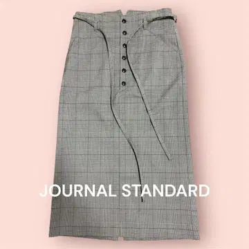 JOURNAL STANDARD 체크 무늬 롱 스커트