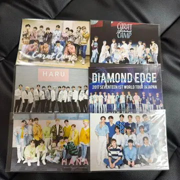 SEVENTEEN 로손 프린트 집합 세트