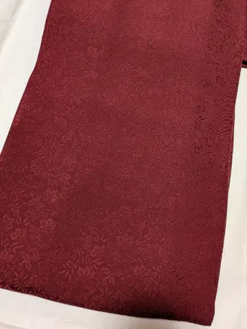 이로무지 크림슨 미사용 이중 기모노 크리스마스 기모노 155/64