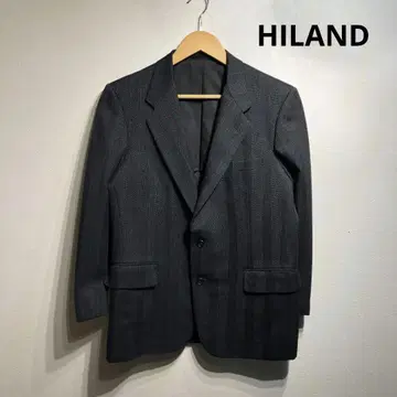 [ 새상품급 ] HILAND 블랙 헤링본 비즈니스 정장 자켓