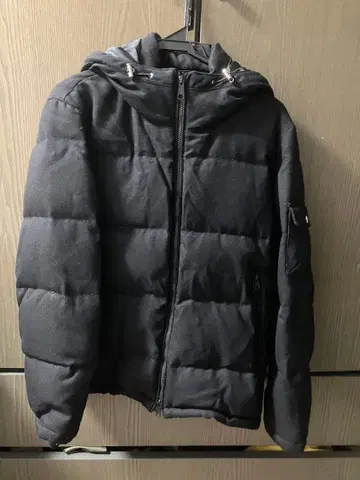 BEAMS 블랙 다운 자켓 S