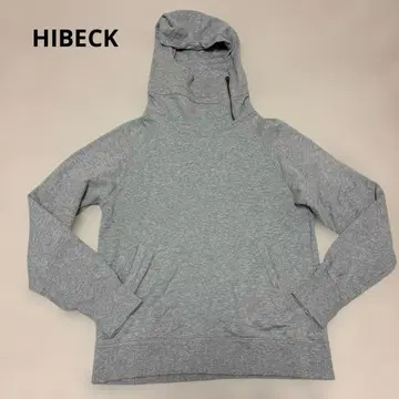 HIBECK 그레이 지퍼 후드티 남성용