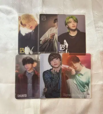 BEFIRST SHUNTO 트레이딩 카드 클리어 트레이딩 카드