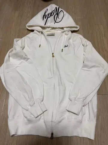 Rady 풀 집업 후드티 화이트 M 사이즈