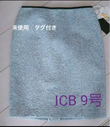 ICB 스커트 블루 계열 택 포함 새상품 정가 24150엔 9호