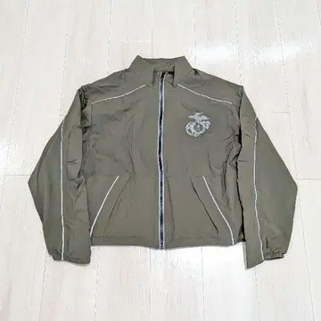 MARINES 자수 나일론 자켓 올리브 그린
