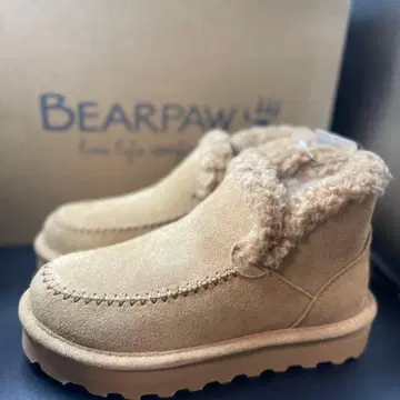 베어파우 Maeve Platform 통굽 보아 부츠 23cm 아이스커피