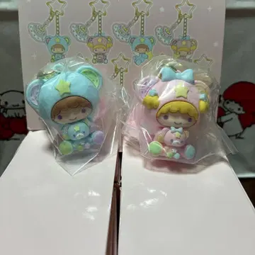 리틀트윈스타 별하늘의 엔젤 시크릿 키링 키키라라