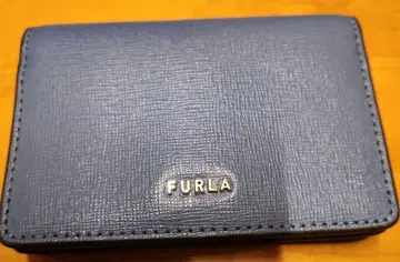 [FURLA] 명함지갑, 스카이블루
