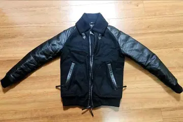 DUTICA 폴리니체 다운 자켓 가죽 x 울 절개