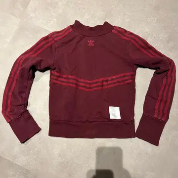 adidas 버건디 하이넥 트레이닝복 L