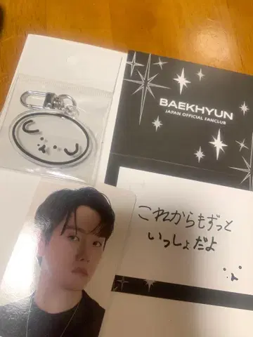 백현 트레이딩 카드 & 키링