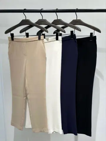 새상품급 Theory 띠어리 크롭 풀온 팬츠 블랙 8 사이즈