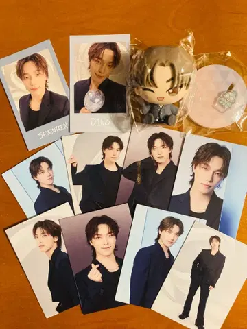 디노 seventeen 세부치 NEW 캔뱃지 트레이딩 카드 세미컴프