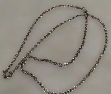 실버 925 45cm 2mm 팥 체인 목걸이 각인