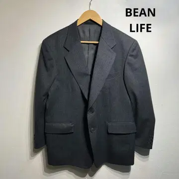 BEAN LIFE 그레이 스트라이프 비즈니스 자켓 수트 포멀