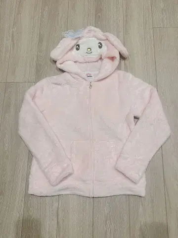 MY MELODY 토끼 후드 부착 룸웨어