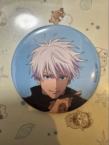 주술회전 애니메이션 주술회전전 캔뱃지 고죠 사토루