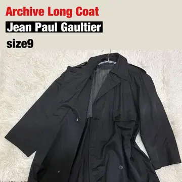 [ 겨울 코트 ] 장 폴 고티에 ARCHIVE 80s 블랙 size 9