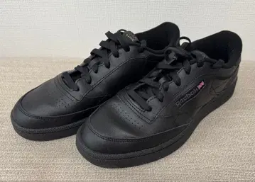 Reebok Club C Black Leather UK8/ 27cm