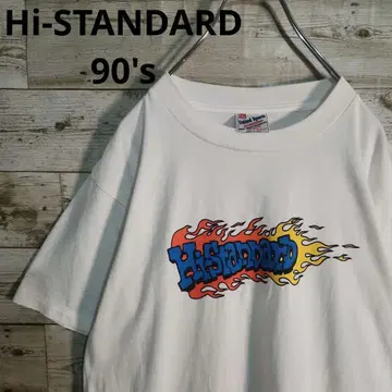 Hi-STANDARD 90's 밴드 T셔츠 하이스타 화이트 M