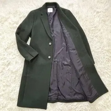 [컨디션 최상] 유나이티드 도쿄 롱 체스터 코트 그린 녹 도쿄 울트라 웜