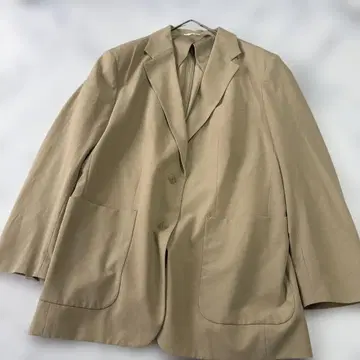 새상품급 유니클로C 릴랙스 테일러드 자켓 XXL 베이지