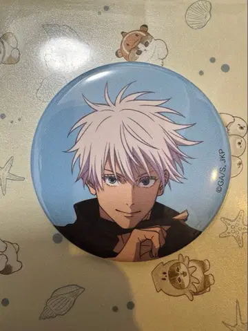 주술회전전 고죠 사토루 캔뱃지