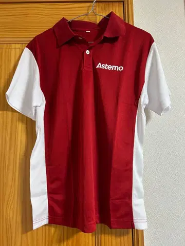 Astemo 피케 셔츠 빨간색/화이트 반팔