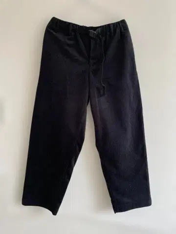 무인양품 코듀로이 와이드 테이퍼드 팬츠 블랙 M 새상품급