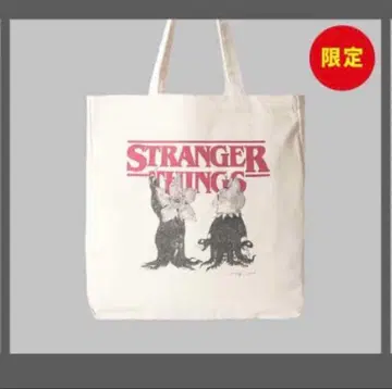 도쿄 코믹콘 빨간색 STRANGERTHINGS 히구치 유코 토트백