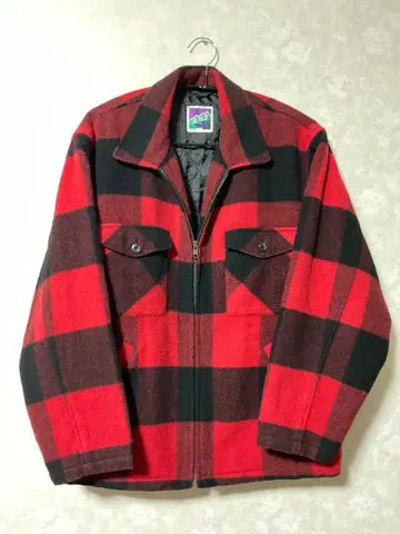 B.N.S. 버팔로 체크 자켓 M