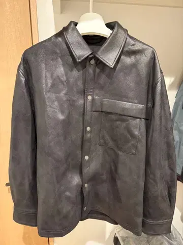 ZARA 블랙 버튼 셔츠 자켓 M