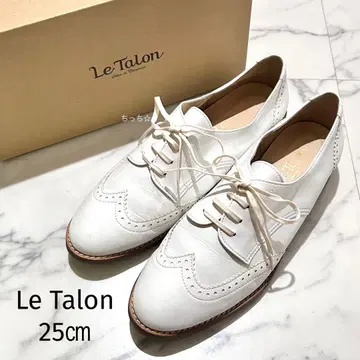 [ 새상품급 ] 르탈론 레이스업 매니쉬 25cm 화이트 옥스퍼드