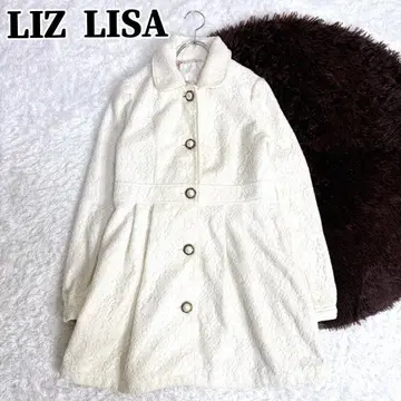 레어 LIZ LISA 리즈리사 레이스 코트 화이트 리본 헤이세이