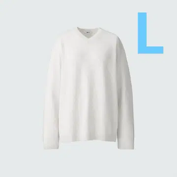 UNIQLO C 캐시미어 릴랙스 V넥 스웨터