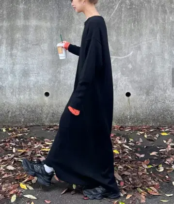 CIAOPANIC TYPY 울 혼방 크루넥 니트 원피스