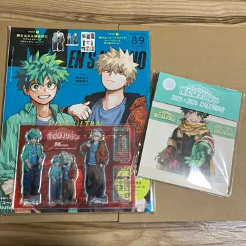 히로아카 맨즈논노 논노 부록 아크릴 스탠드 스티커 달력