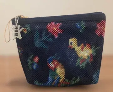 페이러 하이디 패턴 학교 페이러 보트형 메쉬 파우치